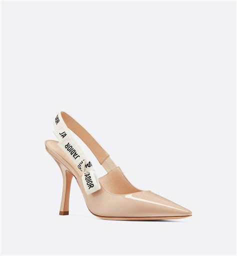 J'Adior Slingback Pump Nude Calfskin 